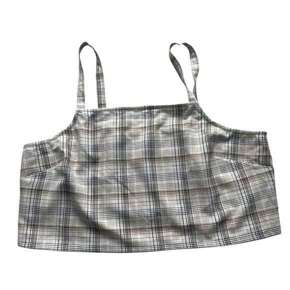 BP Plaid Crop Tank Top - Picture 1 of 7